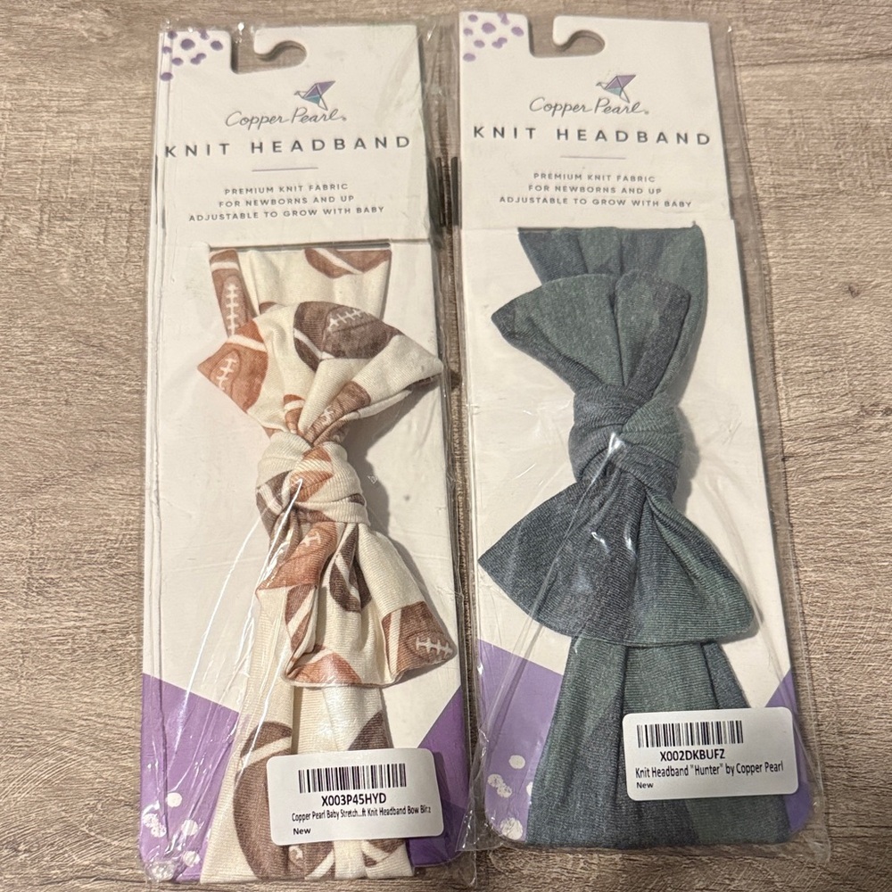 Copper Pearl Knit Headbands - Blitz & Hunter